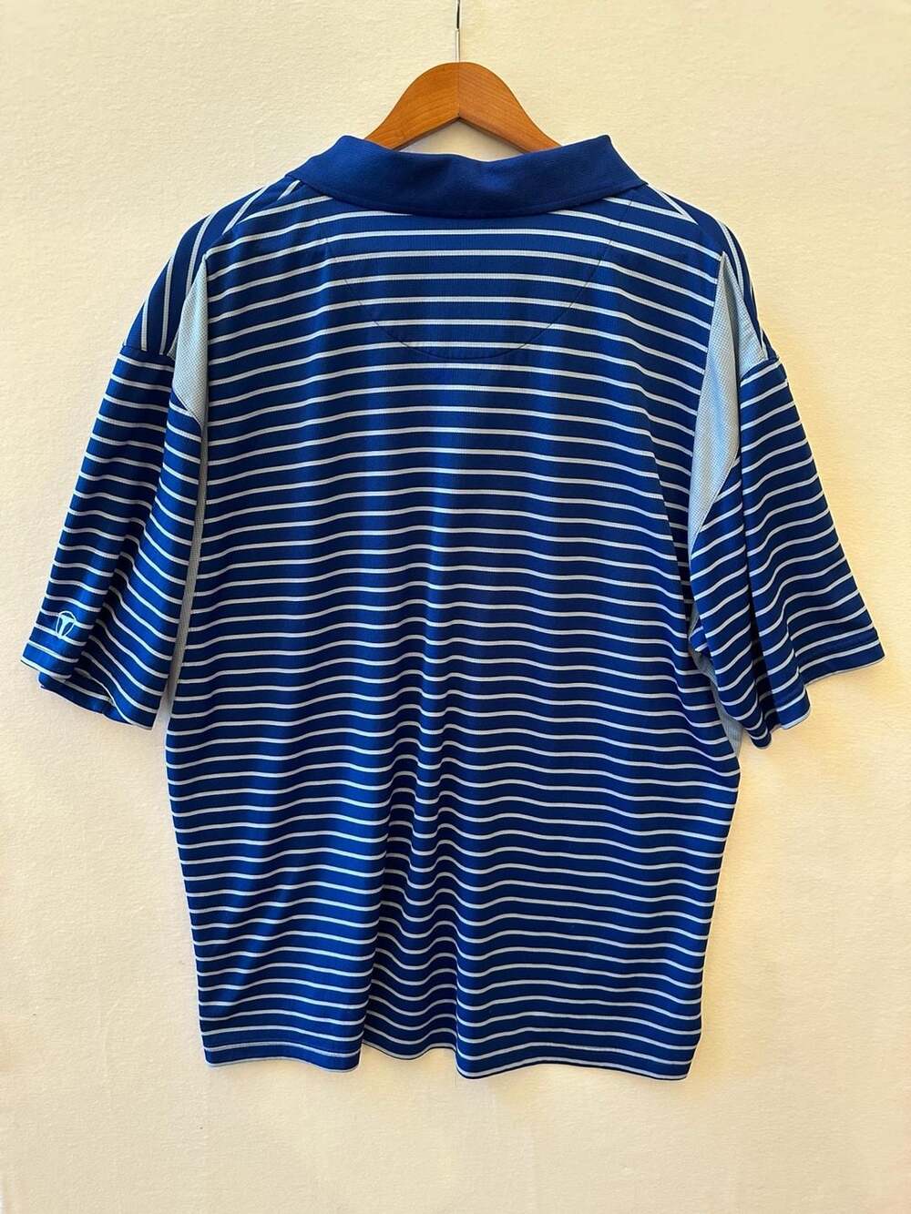 Pro Tour CoolPlay Men's Blue White Striped Golf Polo Shirt XXL - Picture 3 of 5